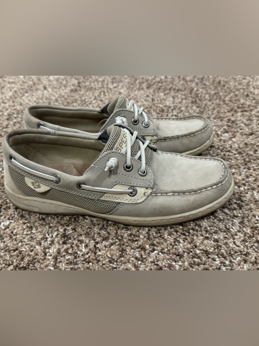 Sperry Top Sider STS97408 Suede Slip on Shoes Size 7.5